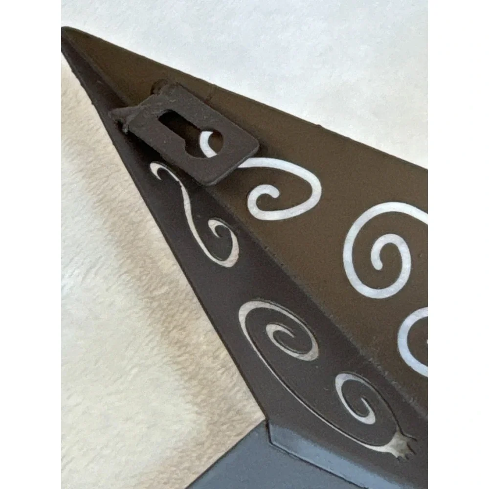 Rustic Metal Barn Star Wall Decor Large‎ Brown Southwestern Country Home Accent